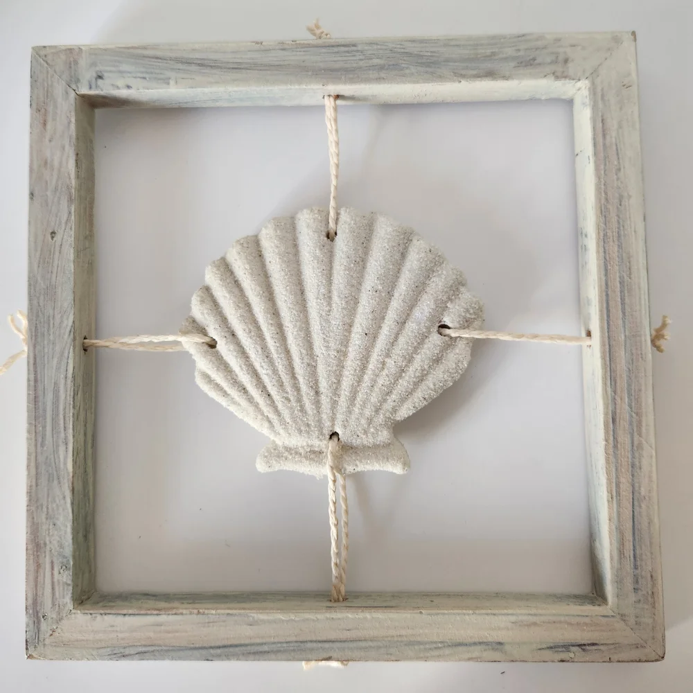 Rustic White Star Wall Decor - Picture 2 of 8